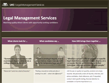 Tablet Screenshot of legalmgmt.com